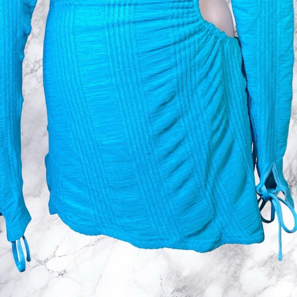 Superdown Filippa Ruched Mini Dress Blue - Picture 12 of 12